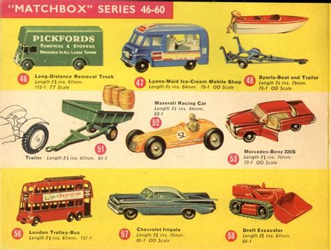 matchbox toys catalogue